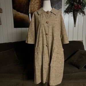 Ample Jacs California • Division Of Ample • Brown • Vintage • Poncho • Jacket